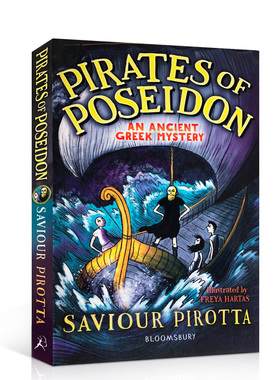 古希腊的神秘故事 波塞冬的海盗英文原版 Pirates of Poseidon: An Ancient Greek Mystery 罗马神秘故事9-12岁 Saviour Pirotta