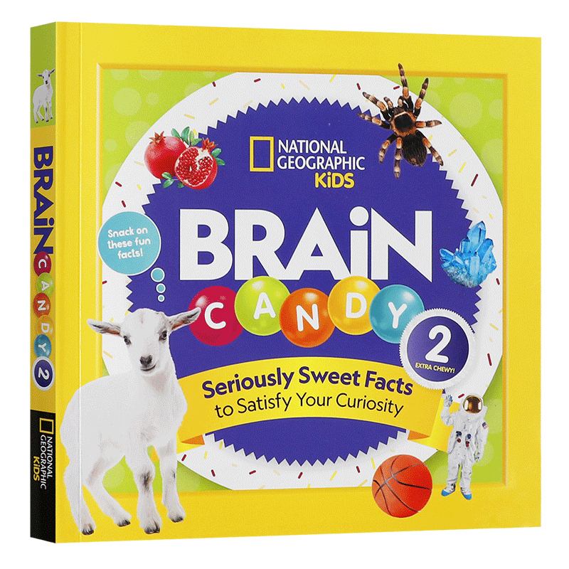 英文原版 Brain Candy 脑轻松#2 National Geographic 美国国家地理系列科普百科全书 10-14岁中小学生英语课外阅读读物精装图鉴书