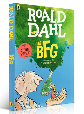 英文原版 The BFG 圆梦巨人 吹梦巨人 Roald Dahl 奇幻小说青少年阅读英语训练课外辅导读物章节书故事书 进口书籍正版现货