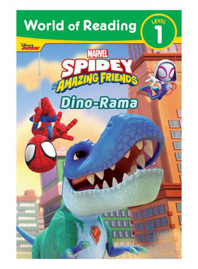 英文原版World of Reading L1: Spidey and His Amazing Friends Dino-Rama迪士尼阅读世界1级蜘蛛侠和他的神奇朋友恐龙拉玛