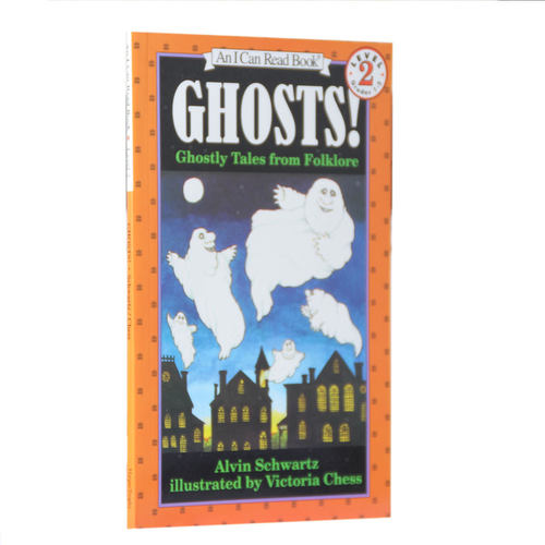 英文原版Ghosts!: Ghostly Tales from Folklore鬼!:民间传说中的鬼故事!第四阶段i can read系列分级阅读故事书正版进口读物书籍