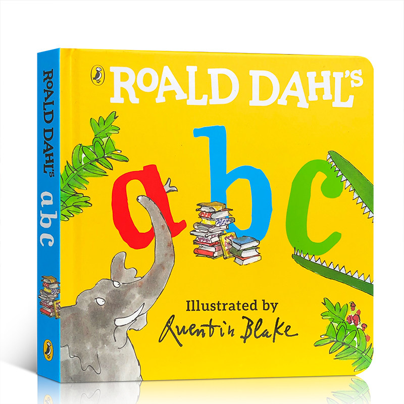 英文原版 roald dahls abc  幼儿启蒙绘本图书 罗尔德达尔的abc 儿童