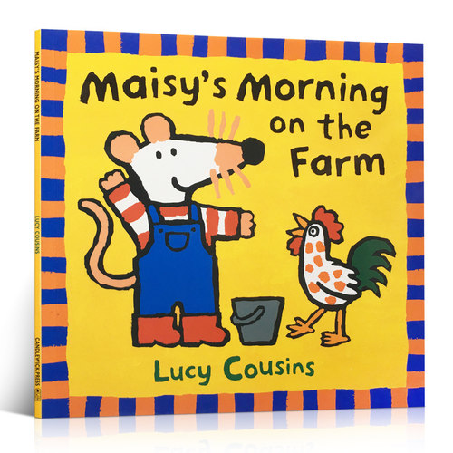 预售送音频英文原版Maisy's Morning on the Farm小鼠波波绘本Lucy Cousins多次获奖作品儿童低幼启蒙认知亲子沟通图画书廖彩杏