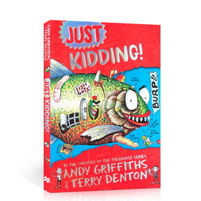 英文原版绘本 Just Kidding 只是开玩笑 儿童爆笑幽默章节故事书7-10岁 Treehouse树屋系列同作者Andy Griffiths
