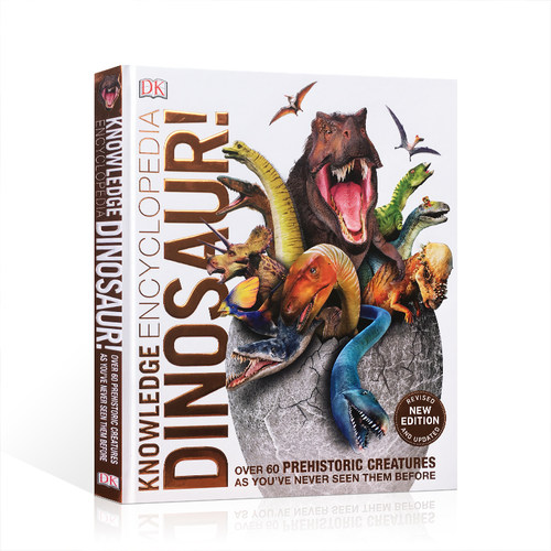 DK知识百科全书:恐龙 超60种前所未见的史前生物Knowledge Encyclopedia Dinosaur! 英文原版精美彩色插图 DK恐龙图解百科精装