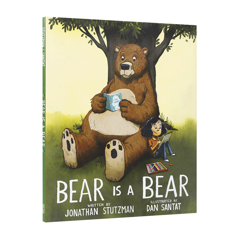 英文原版 Bear Is a Bear 我的熊伙伴 乔纳森·斯塔茨曼绘本献给我们童年时心爱的伙伴 4-8岁儿童宝宝启蒙益智绘本精装