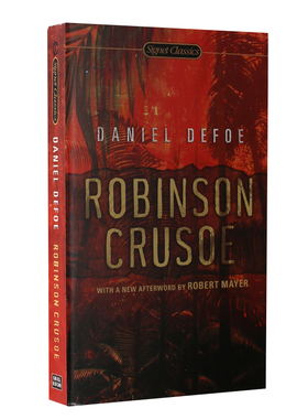 正版世界经典文学名著鲁滨逊漂流记英文原版Robinson Crusoe小说鲁滨孙六年级下册必读的课外书原著完整版青少年Daniel Defoe