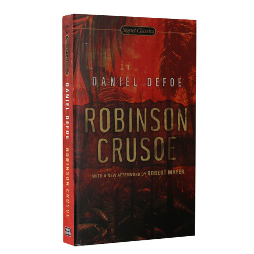 正版世界经典文学名著鲁滨逊漂流记英文原版Robinson Crusoe小说鲁滨孙六年级下册必读的课外书原著完整版青少年Daniel Defoe