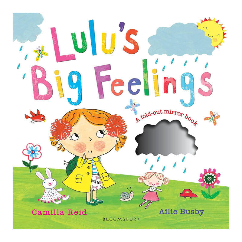 英文原版Lulu's Big Feelings: A mirror book about emotions露露的情绪关于情绪的镜子书启蒙认知情绪绘本纸板书绘本2-6岁