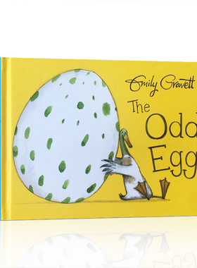 英文原版The Odd Egg奇怪的蛋撕不烂纸板书我的宝贝蛋2-6岁低幼儿童英语启蒙认知早教图画故事书翻翻书睡前晚安获奖名家绘本