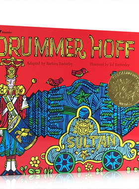 美国凯迪克金奖 英文原版绘本图画童书 Drummer Hoff 鼓手霍夫 儿童阅读英语训练辅导提升阅读能力故事图画正版进口书籍