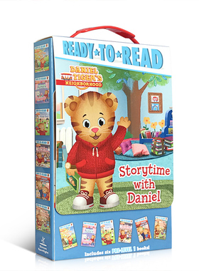 原版 Ready-to-Read Pre-level 1 分级读物小老虎丹尼尔 Storytime With Daniel 1-6册 儿童学习英语课外读物 学会珍视友谊