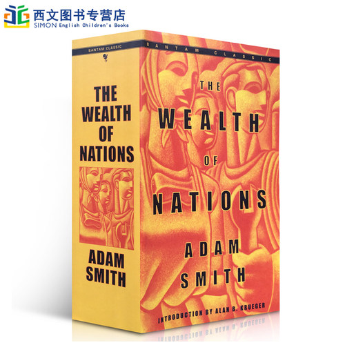 the Wealth of Nations 国富论 英文原版 Adam Smith 亚当斯密经济学之父 西方经济学理论 经济学说 宏观经济学道德情操论作者