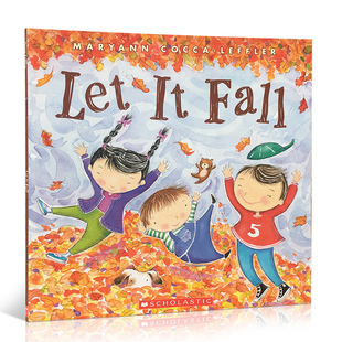 Books出版 绘本 Let 图画精美色彩绚丽Cartwheel 启蒙3 色彩艺术平装 英文原版 6岁儿童英语阅读单词汇 Fall