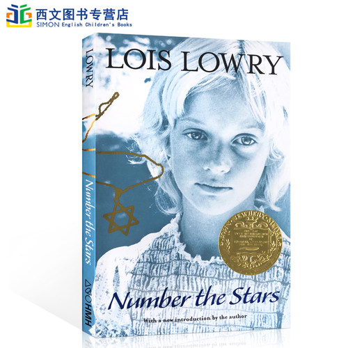 纽伯瑞金奖绘本数星星Number the Stars Lois Lowry  洛伊丝劳里 英文原版1990年儿童文学奖获奖9-12岁小说暑假寒假书单