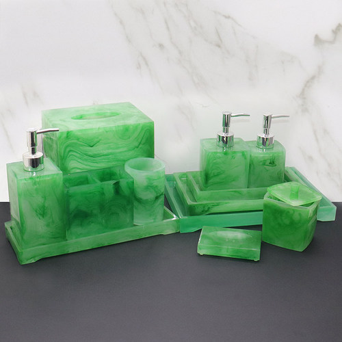 创意树脂样板房摆件洗手液瓶托盘