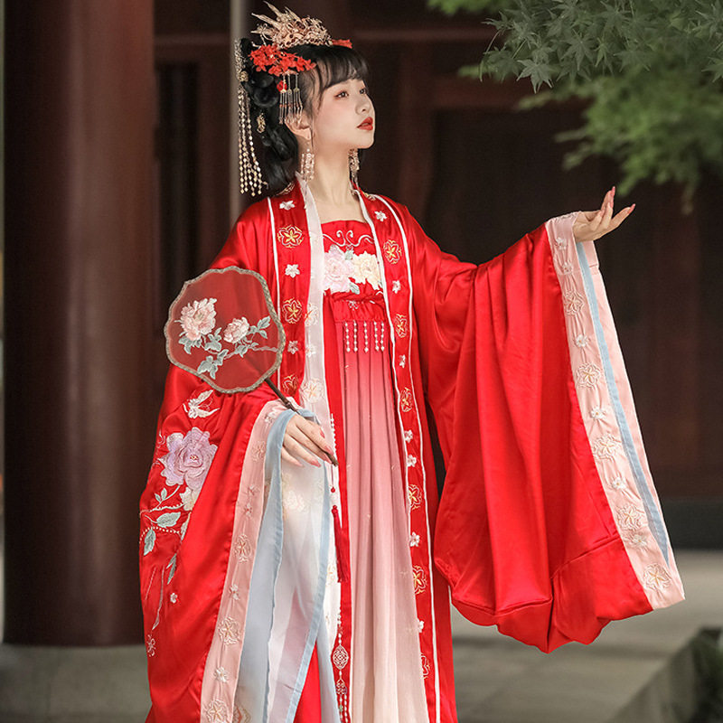 中国风重工刺绣婚服花嫁春秋冬款