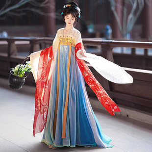 襦改良日常古装 南北朝中国风隋唐制齐胸裙大袖 原创汉服女2026新款