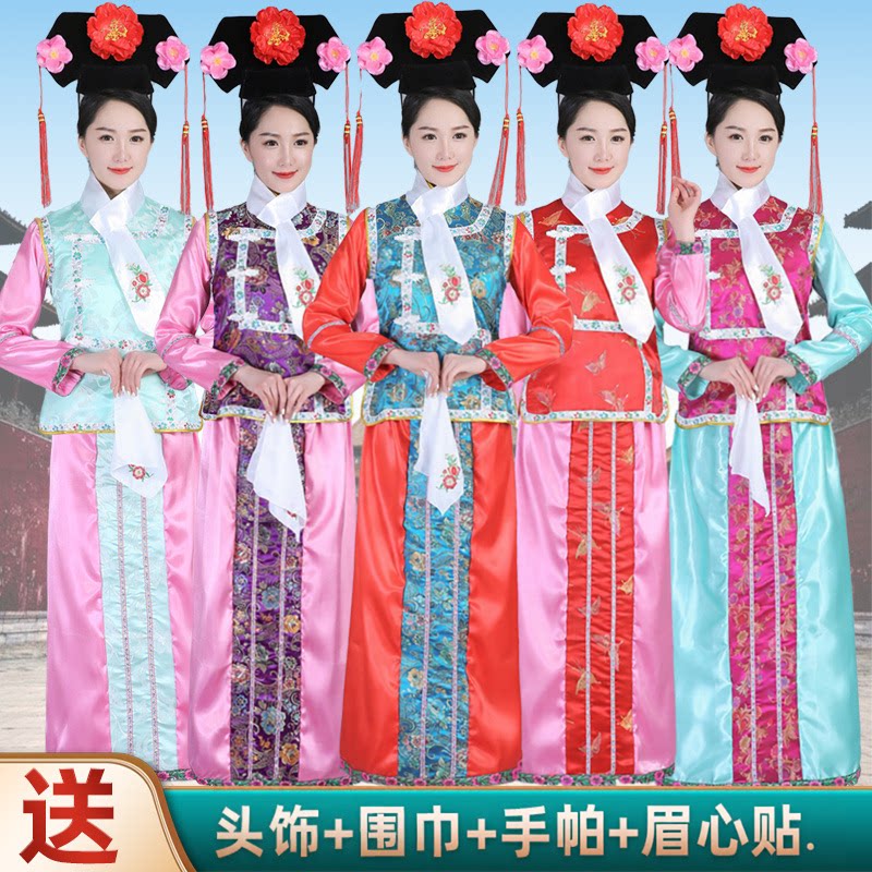 清朝格格古装还珠格格服装满族服