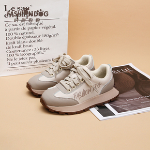 时尚狗狗儿童运动鞋秋季新款男童防滑软底华夫鞋跑步鞋大童鞋子