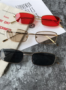 韩版原宿复古小框方形男眼镜框