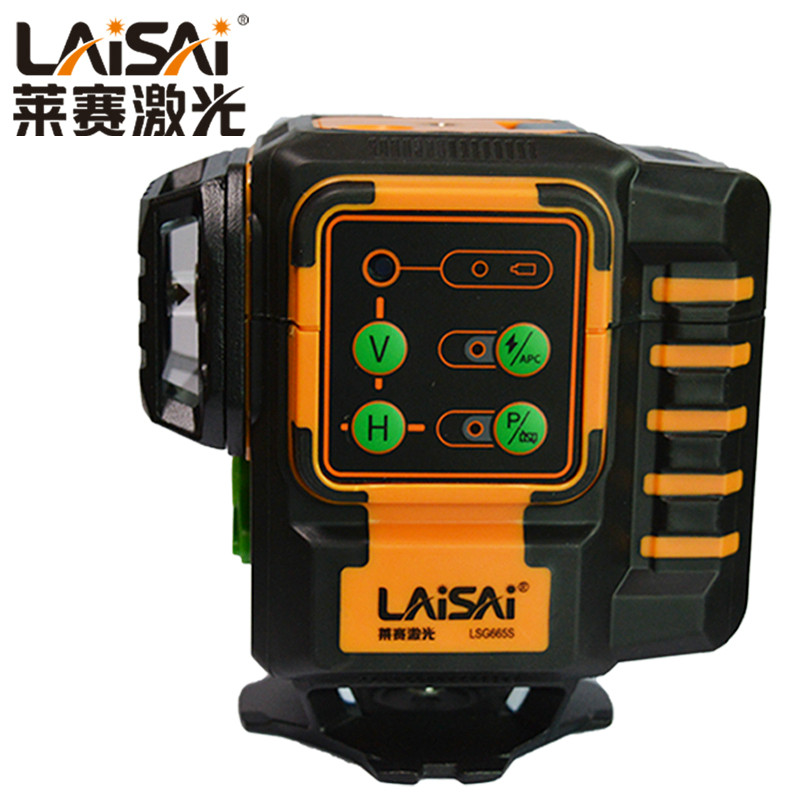 laisai莱赛激光lsg665s强绿光12线贴地仪665升级款强光红线平水仪