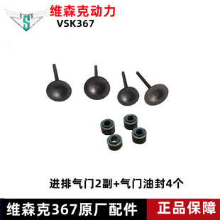 蛟龙400气门诺玛H6嘉爵N19进气门 维森克VSK367排气门摩托车油封