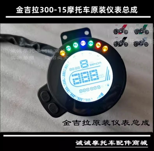 奔达金吉拉仪表里程表BD300-15摩托车原厂里码表总成档显油量表