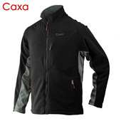CAXA男冬季 卫衣加厚保暖摇粒绒冲锋衣内胆钓鱼服运动服 抓绒衣长袖