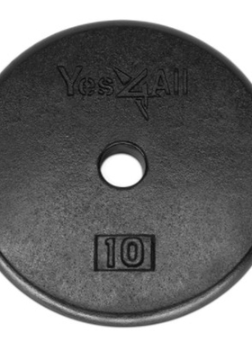 weight plate 哑铃片铸铁小孔喷漆足重摇臂配重片男士家用杠铃片