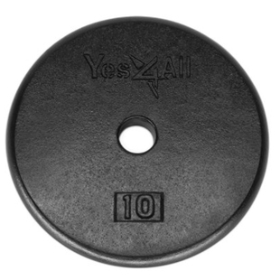 weight plate 哑铃片铸铁小孔喷漆足重摇臂配重片男士家用杠铃片