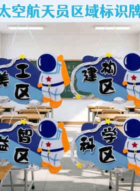 幼儿园环创宇航员太空吊饰