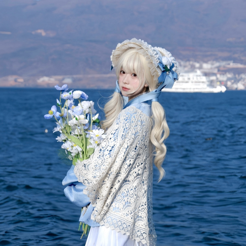 田园风洛丽塔草帽lolita发饰