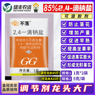 4滴钠盐番茄增产膨大防止落花植物生长调节剂 国光不落防落素24d2