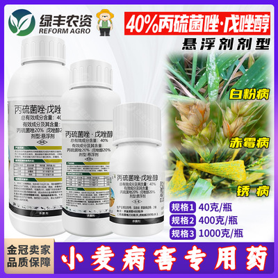 小麦白粉病赤霉病锈病杀菌剂
