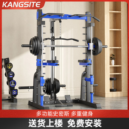 史密斯机综合力量训练器材家用飞鸟高拉健身深蹲多功能一体龙门架