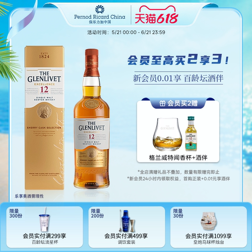格兰威特醇萃12年单一麦芽威士忌
