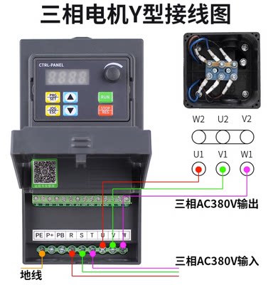 水泵风机通用变频器控制柜