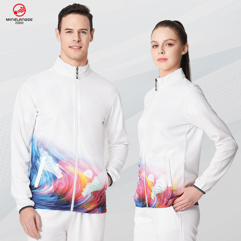 名朗格男女运动服套装团体服定制广播操出场服运动会方阵服装团购