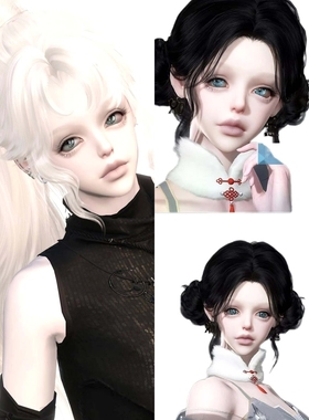 亚比 蠹虫Silverfish 逆水寒手游捏脸女通用