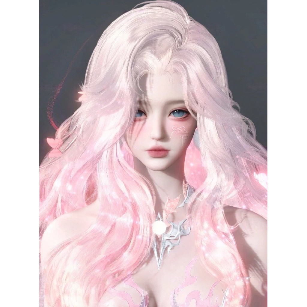 三维兔子 落霜 逆水寒ol端游捏脸 大体型女神相龙吟玄鸿音潮光