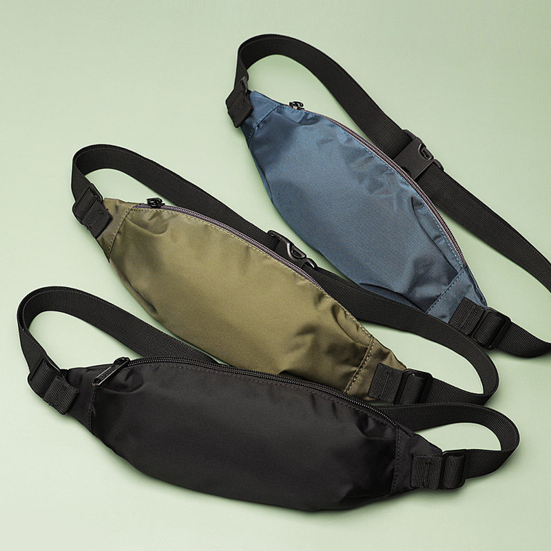 运动跑步小腰包2020新款尼龙男包牛津布斜挎包轻便户外徒步手机包