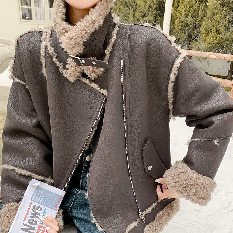 25新款皮毛一体外套2C055-5117-P230控348,女装棉衣/棉服,2C055