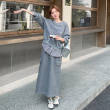【大货】26款假两件卫衣套装2C055-5091-P175控268，女装套装/套裙，2C055