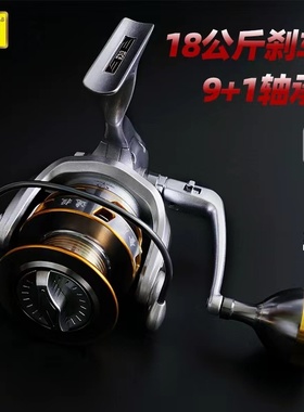 迪佳渔轮GEAC系列金属版鱼轮纺车轮摇轮渔轮渔具