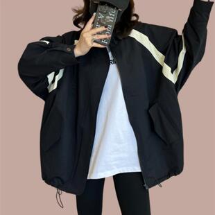 棒球服外套休闲百搭夹克潮 女士欧货冲锋衣宽松大码 2025春秋季 新款