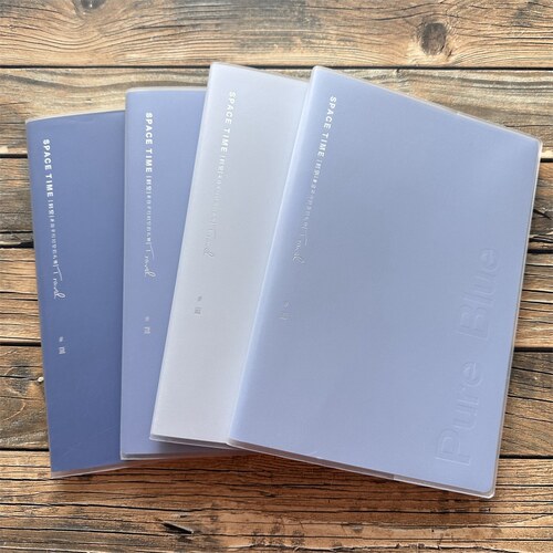 记事本加厚胶套本a5/b5晨光清新