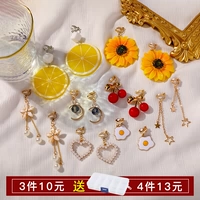 Ретро клипсы, серьги, без проколов ушей, французский стиль, изысканный стиль