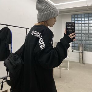 街头潮牌圆领卫衣情侣纯棉宽松厚外套男女重磅加绒大码防水滑雪服