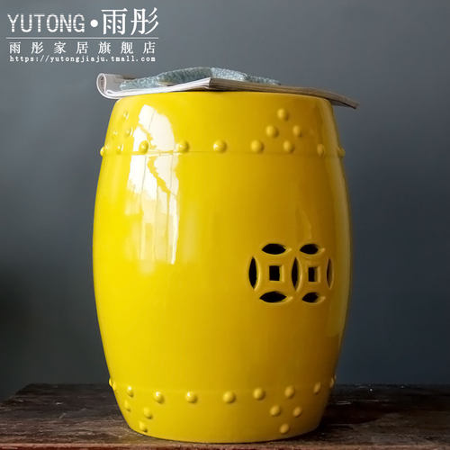 景德镇高温陶瓷换鞋凳庭院换鞋凳